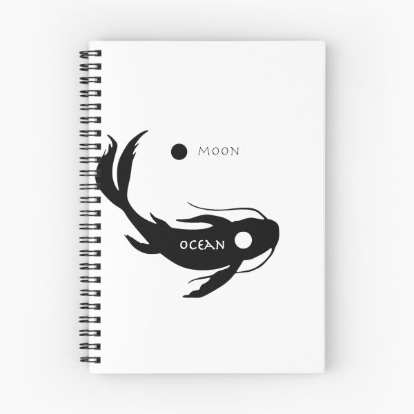 Item preview, Moon and Ocean Spirit Yin Yang Design Symbolizing Balance and Harmony designed and sold by rumantd.