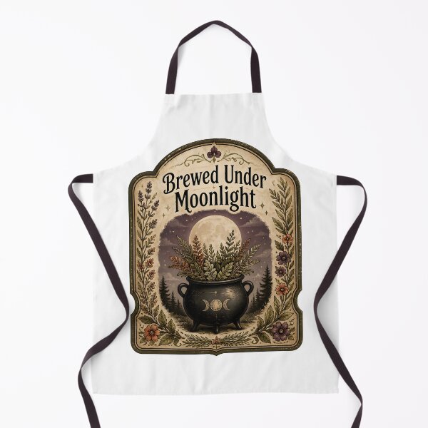 Item preview, Brewed Under Moonlight The Apothecary at Work designed and sold by BernoNickel.