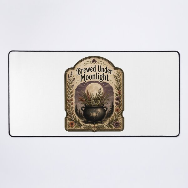 Item preview, Brewed Under Moonlight The Apothecary at Work designed and sold by BernoNickel.