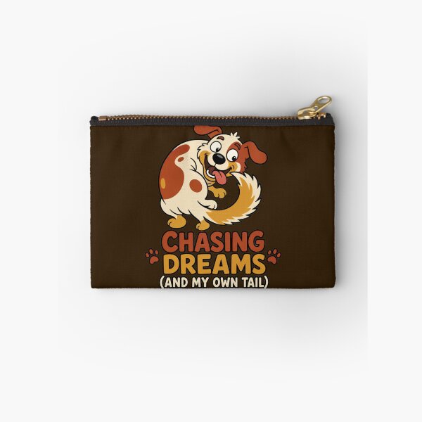 Item preview, Chasing Dreams (And My Own Tail) — Funny Cartoon Dog Tee designed and sold by Dbm Teeverse.