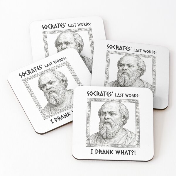 Item preview, Socrates Last Words I Drank What Funny Philosophy designed and sold by Sachie's Studio.