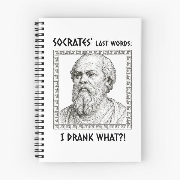 Item preview, Socrates Last Words I Drank What Funny Philosophy designed and sold by Sachie's Studio.