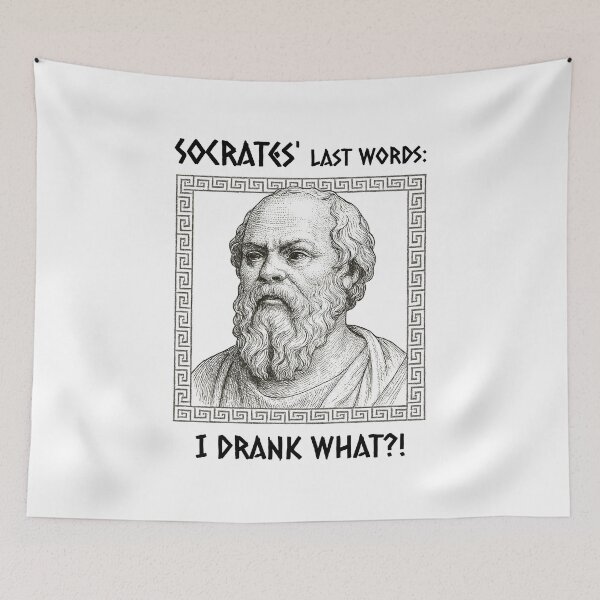 Item preview, Socrates Last Words I Drank What Funny Philosophy designed and sold by Sachie's Studio.