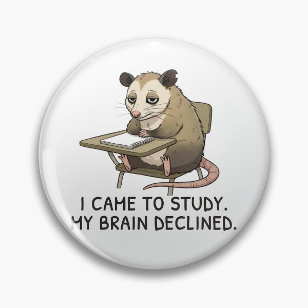 Item preview, I Came to Study My Brain Declined College Humor designed and sold by ChernotytskaArt.