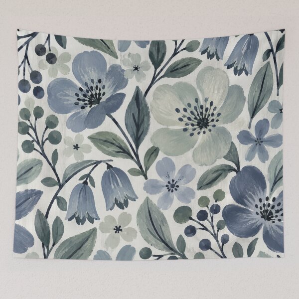 Item preview, Boho in muted blue sage Wilderness designed and sold by scicilysimonee.