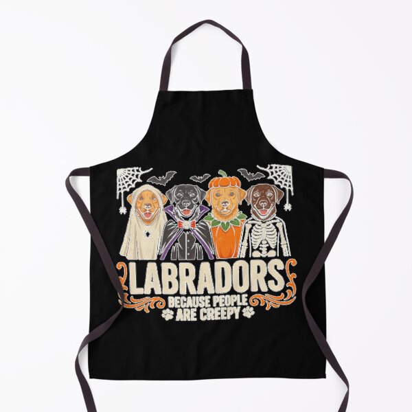 Item preview, Labradors Because People are Creepy Funny Halloween Dog designed and sold by My Kozy Shoppe.