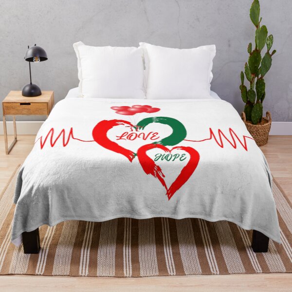 Item preview, Inspirational Love Hope Heartbeat Vector Design with Red Balloons designed and sold by Carftora786.