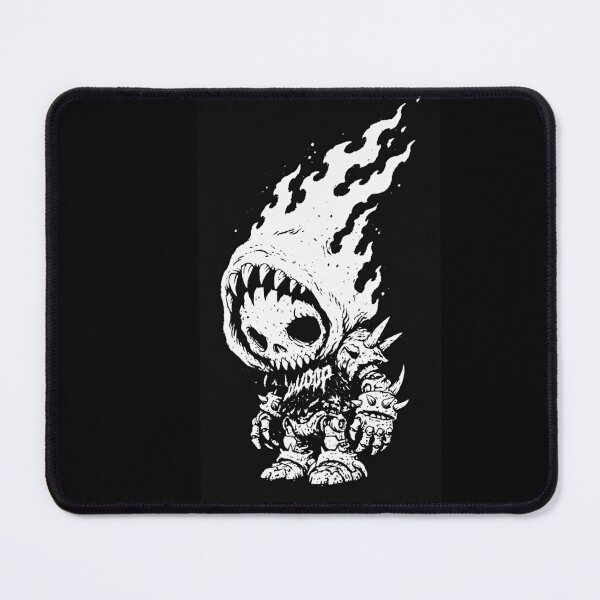 Item preview, Chibi Flaming Skull Monster designed and sold by folskullyz.