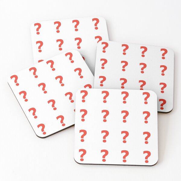 Item preview, Red Question Marks Sticker Pack/Sheet- Small Size designed and sold by SlimyFish.