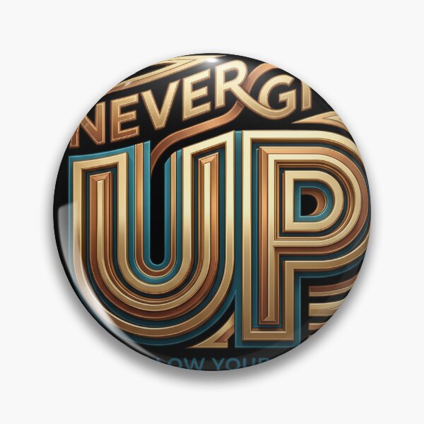 Item preview, Beesteez Never Give Up - 3D Motivational Typography designed and sold by rich-moda.