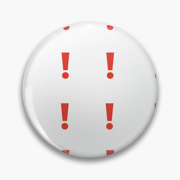 Item preview, Red Exclamation Points Sticker Pack/Sheet- small size designed and sold by SlimyFish.