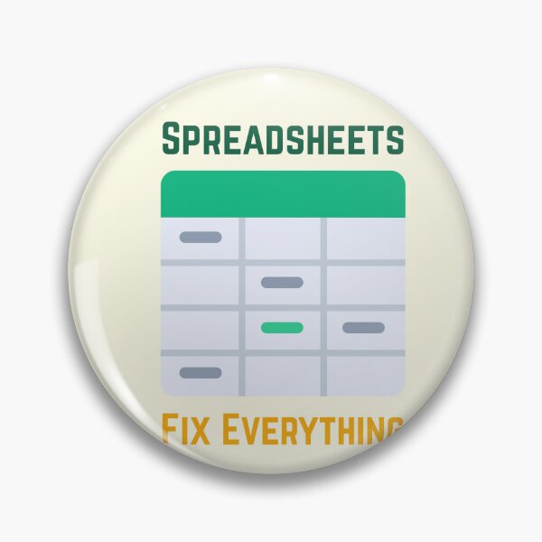 Item preview, Spreadsheets Fix Everything designed and sold by fadilow.