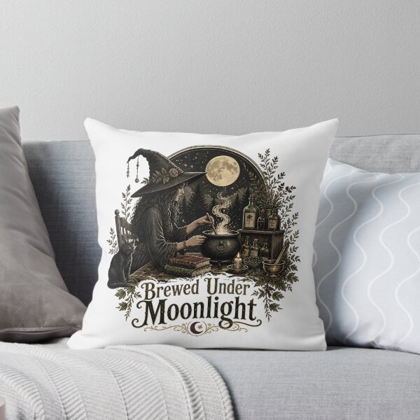 Item preview, Brewed Under Moonlight Botanical Apothecary Sign designed and sold by BernoNickel.
