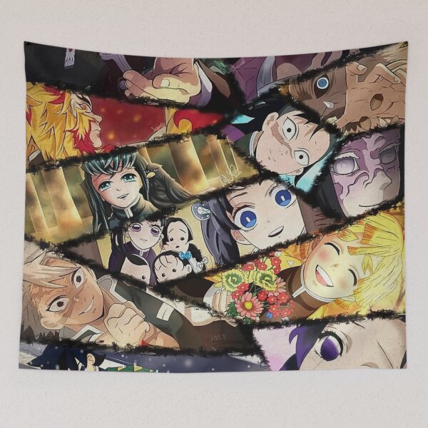 Item preview, Demon Slayer – Character Collage designed and sold by Frekms90177.
