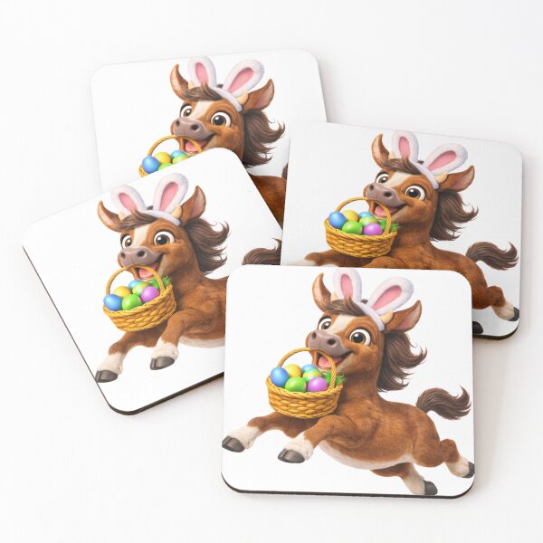 Artikelvorschau, Osterhase mit Pferd entworfen und verkauft von Sillytoe.