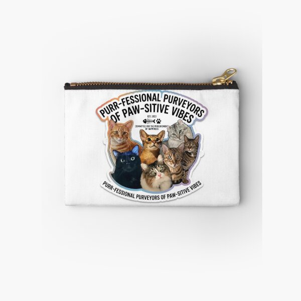 Item preview, Purr-fessional Purveyors of Paw-sitive Vibes Cute Funny Cat Lover Committee Gift designed and sold by DigitalSkyfall.