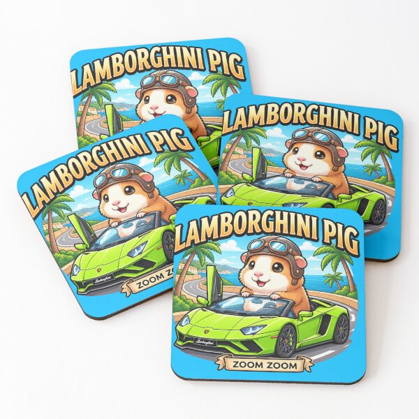 Item preview, Lamborghinea Pig zoom designed and sold by Throbbers.