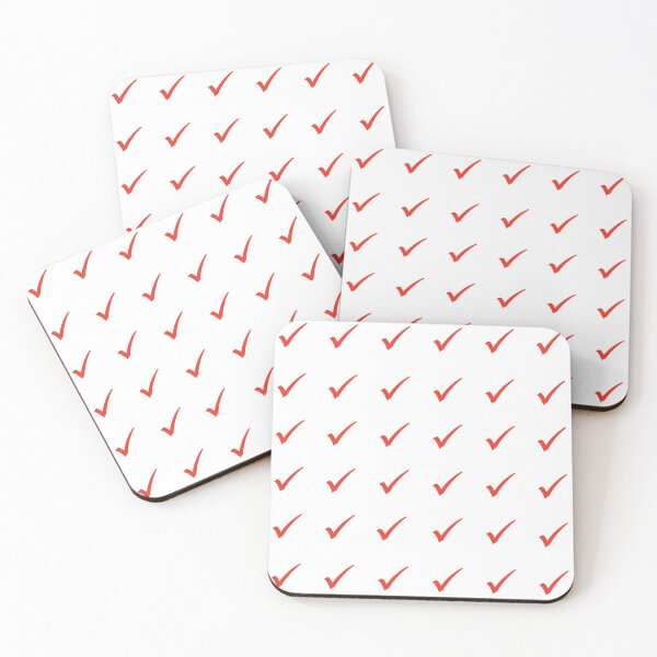 Item preview, Red Check Marks Sticker Pack/Sheet designed and sold by SlimyFish.