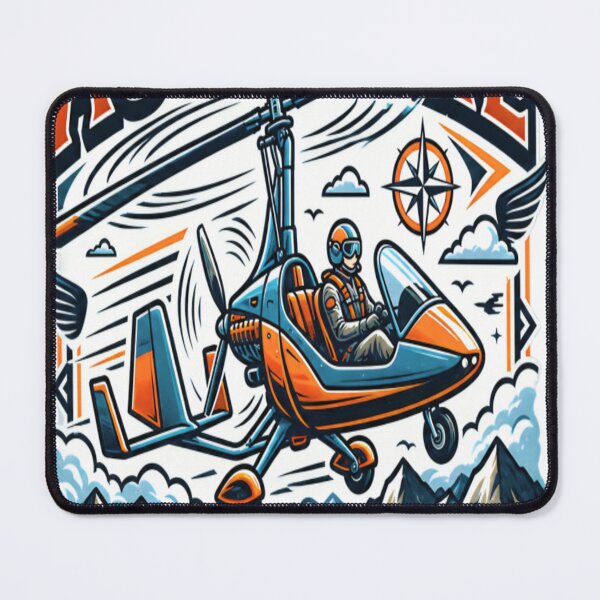 Item preview, Autogyro Pilot – Fly The Open Skies Vintage Aviation Design designed and sold by CatLovers Studio.