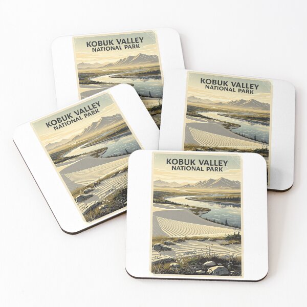 Artikelvorschau, Kobuk Valley Nationalpark Vintage-Reisekunst entworfen und verkauft von Teelogic.