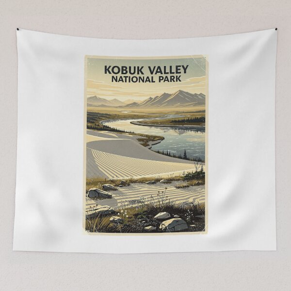 Item preview, Kobuk Valley National Park Vintage Travel Art designed and sold by Teelogic.