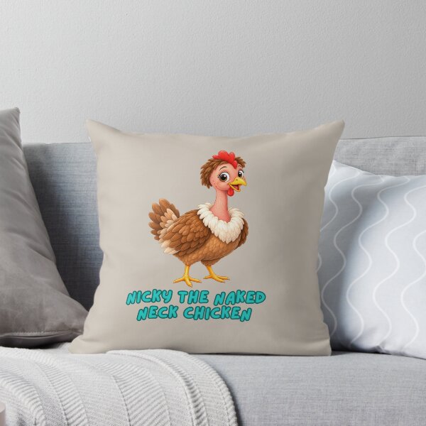 Item preview, Nicky the Naked Neck Chicken, a book character. designed and sold by Ruthanndesigns.