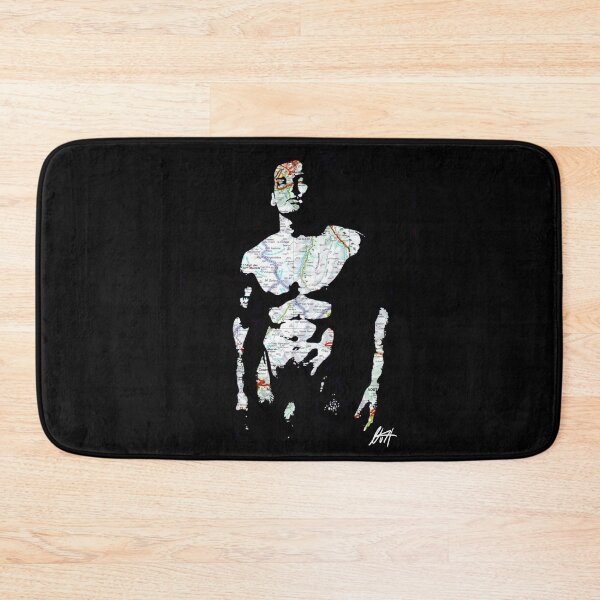 Item preview, Muscled Six Pack Twink With Cock Map Art By NLMKArtStudio designed and sold by NLMKArtStudio.