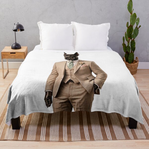 Item preview, Elegant Portrait of a Great Dane in a Vintage Suit designed and sold by MaxPhoto67.