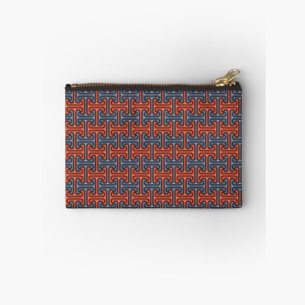 Item preview, Egyptian Geometric Cross Pattern – Antique Red & Blue Ornament designed and sold by Polychromes.