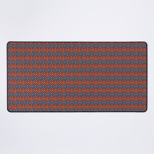 Item preview, Egyptian Geometric Cross Pattern – Antique Red & Blue Ornament designed and sold by Polychromes.