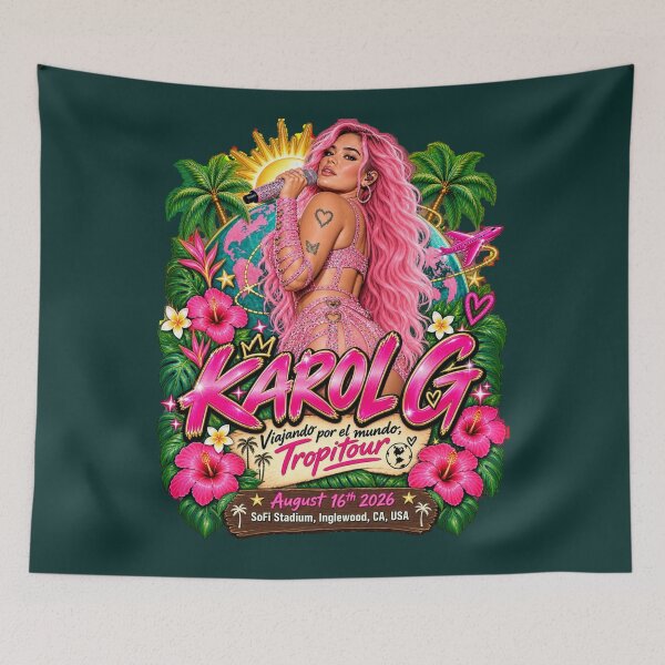 Item preview, KAROL G SoFi Stadium Inglewood CA USA August 16 2026 designed and sold by AndyGordon125.