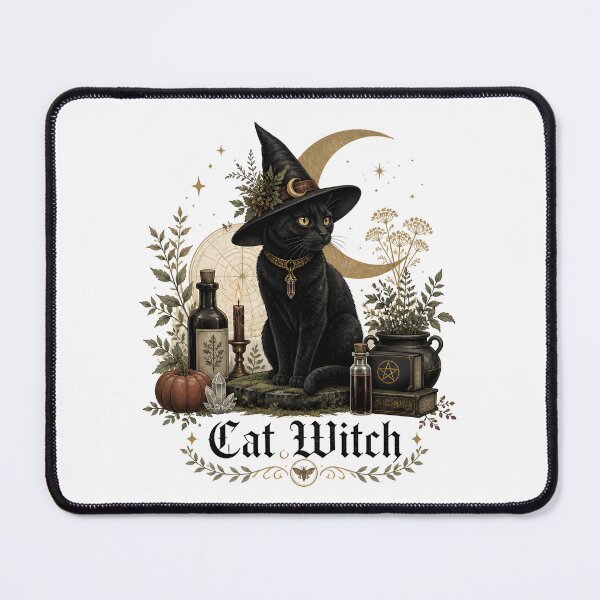 Item preview, Cat Witch Witchcore Cabinet of Curiosities designed and sold by BernoNickel.