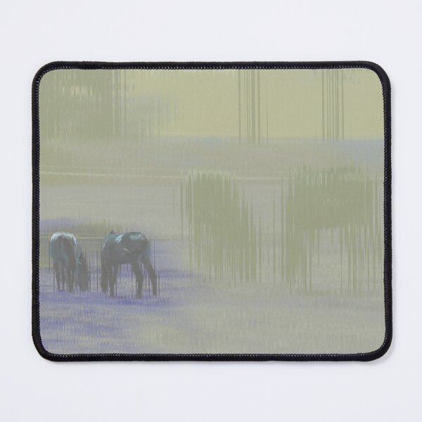 Item preview, Grazing in the Mist - Painterly Farm Art designed and sold by photossmirnov.
