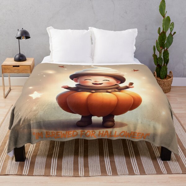 Item preview, Brewed for Halloween Cute Pumpkin Coffe Mug Art designed and sold by soin10s-designs.