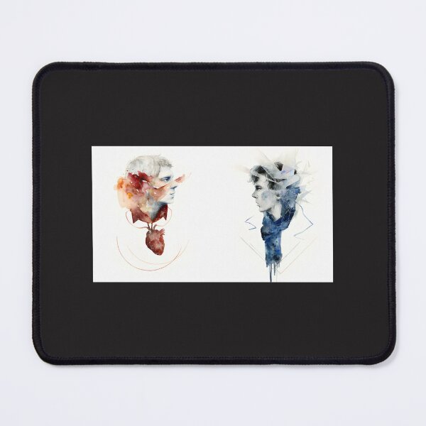 Item preview, Heart and Mind Artistic Illustration Symbolizing Emotion and Intellect designed and sold by nakpingin.