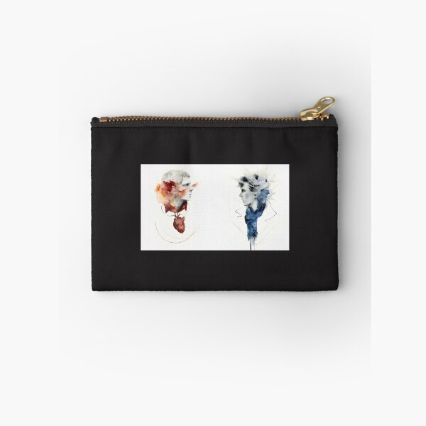 Item preview, Heart and Mind Artistic Illustration Symbolizing Emotion and Intellect designed and sold by nakpingin.