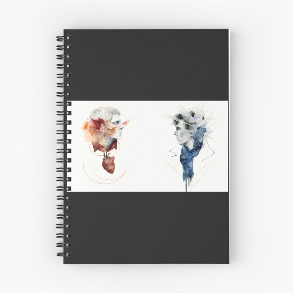 Item preview, Heart and Mind Artistic Illustration Symbolizing Emotion and Intellect designed and sold by nakpingin.