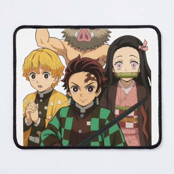 Item preview, demon Slayer Main Heroes Tanjiro Nezuko Zenitsu Inosuke designed and sold by SelosoPaheng.