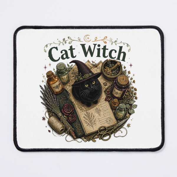 Item preview, Cat Witch on the Remedy Table designed and sold by BernoNickel.