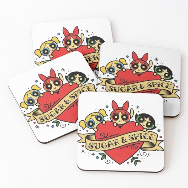 Item preview, Sugar & Spice - Superpower Traditional Tattoo designed and sold by conamor-bymel.