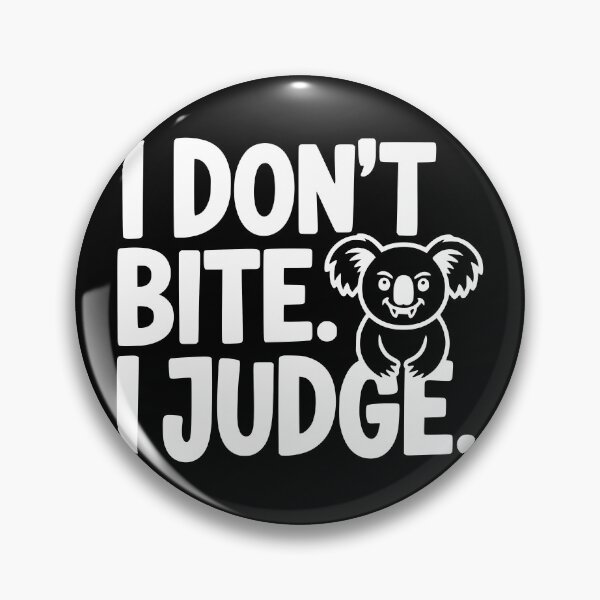 Item preview, I Don’t Bite. I Judge. designed and sold by theartfulaspie.