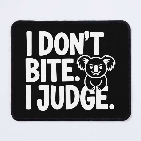 Item preview, I Don’t Bite. I Judge. designed and sold by theartfulaspie.