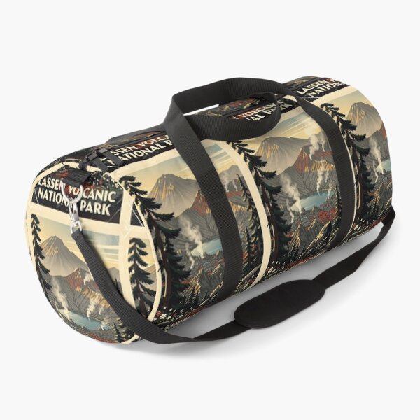 Item preview, Lassen Volcanic National Park Vintage Travel Art designed and sold by Teelogic.
