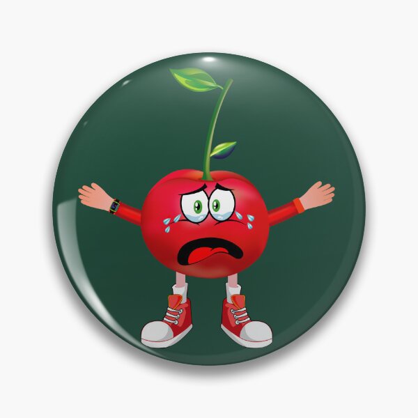 Item preview, Cherry Crying Animated Character Boy Version designed and sold by ExpressiveToon.