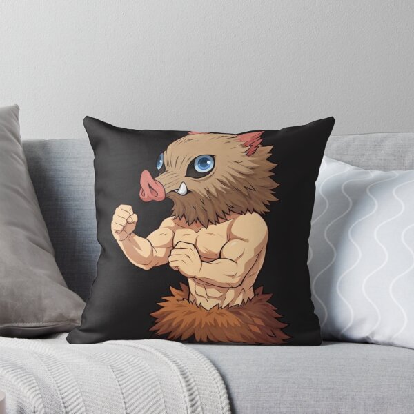 Item preview, Inosuke Hashibira Demon Slayer Chibi Boar Mask Anime Art designed and sold by SelosoPaheng.