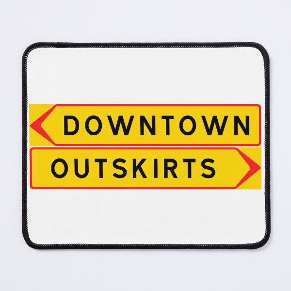Item preview, Downtown vs. Outskirts designed and sold by ALF2023.