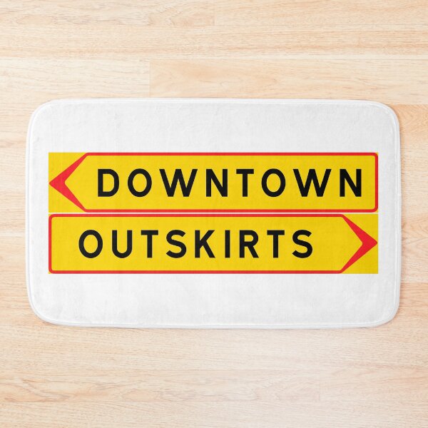 Item preview, Downtown vs. Outskirts designed and sold by ALF2023.