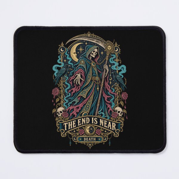 Item preview, The End Is Near – Gothic Reaper designed and sold by SidTastic .
