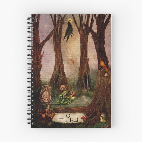 Item preview, The Fool: Woodland Watercolor Tarot Card Witchy Aesthetic designed and sold by Monica Laipple.