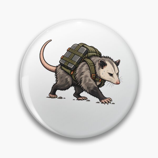 Item preview, Determined Rucking Opossum designed and sold by Philippa Shop.